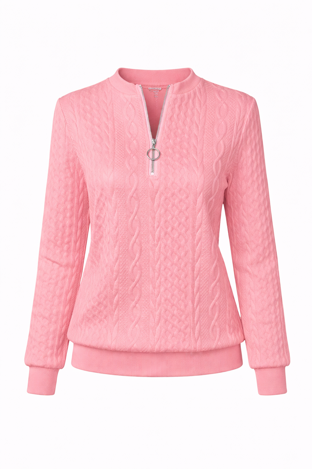 Jersey de punto con cremallera