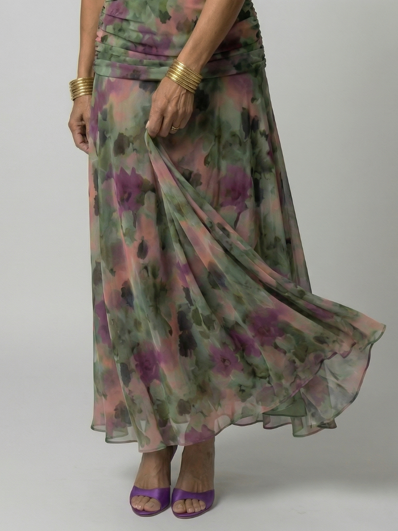 Vestido midi de estilo español