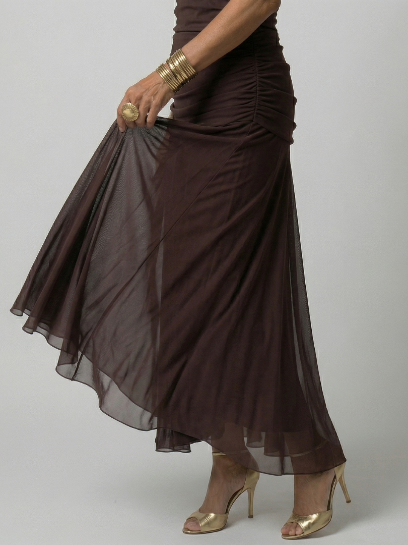 Vestido midi de estilo español