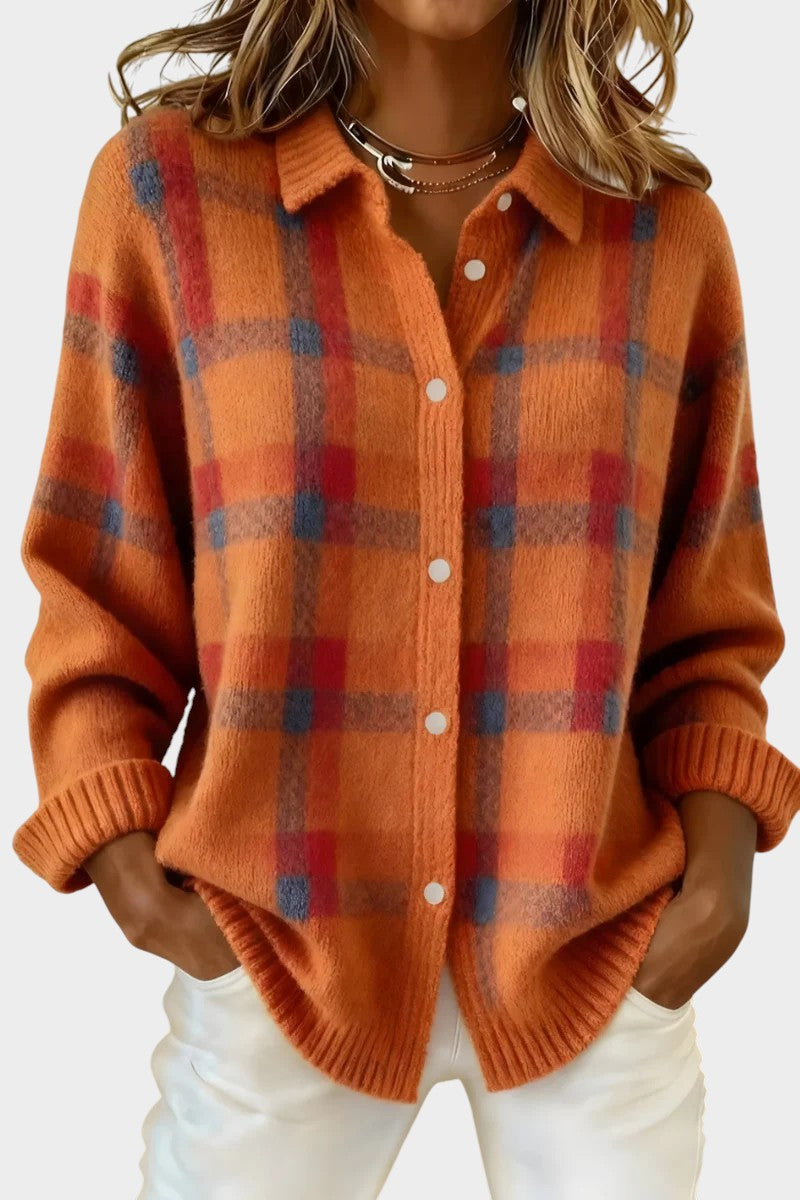 | CÁRDIGAN DE CUADROS