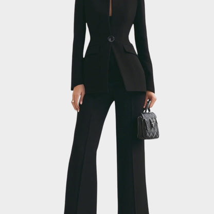 CONJUNTO ELEGANTE DE BLAZER Y PANTALÓN