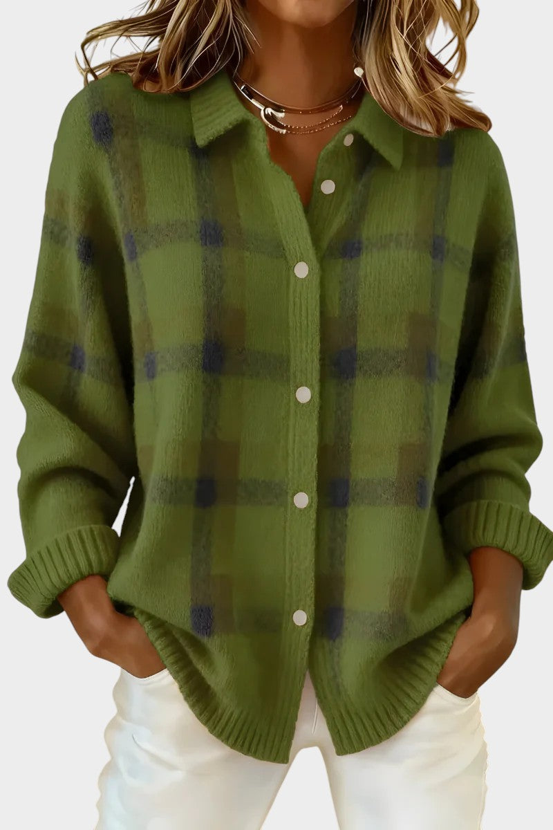 | CÁRDIGAN DE CUADROS