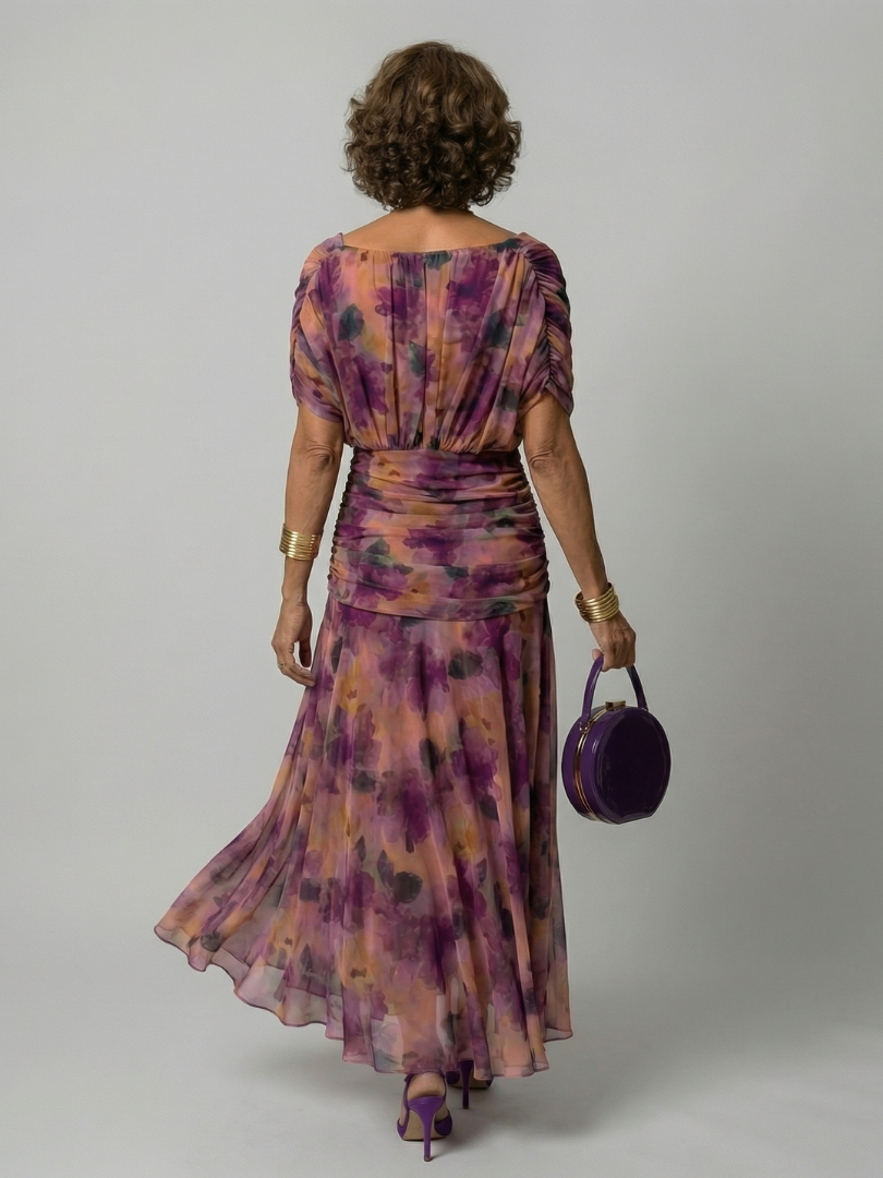 Vestido midi de estilo español