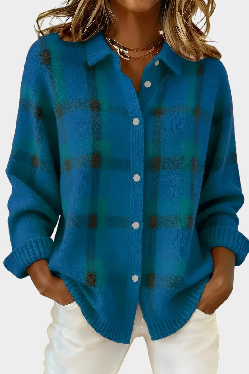 | CÁRDIGAN DE CUADROS