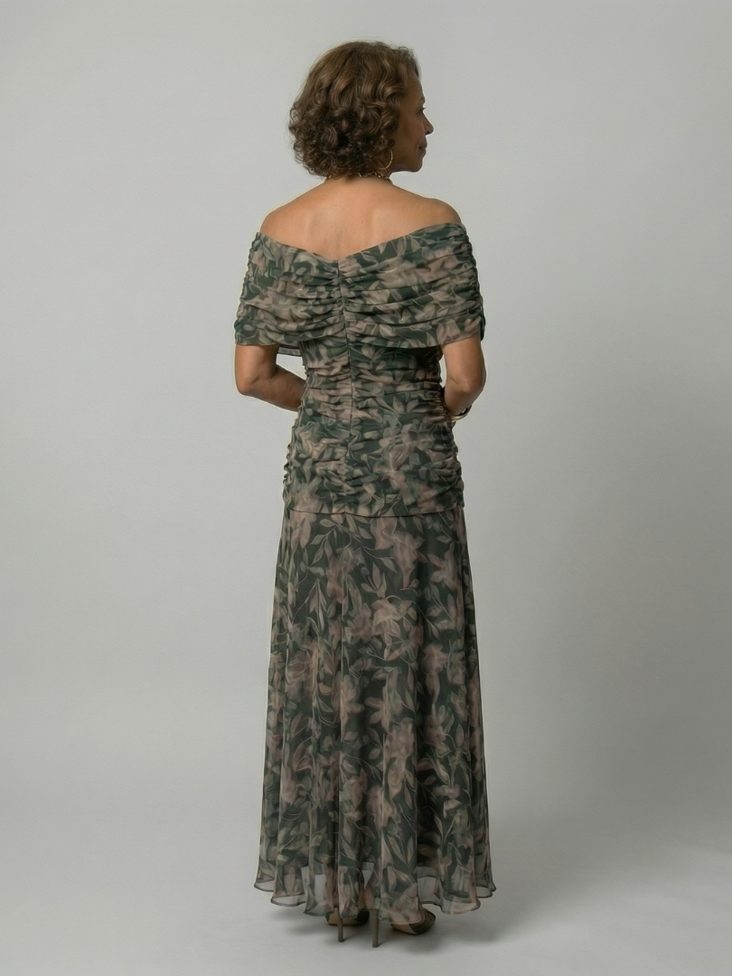 Vestido midi de estilo español