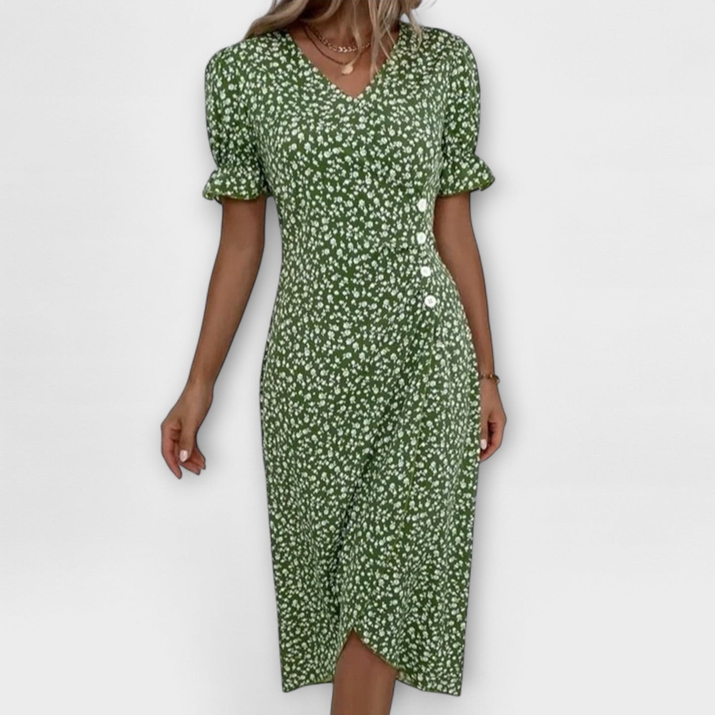vestido de verano elegante y cómodo