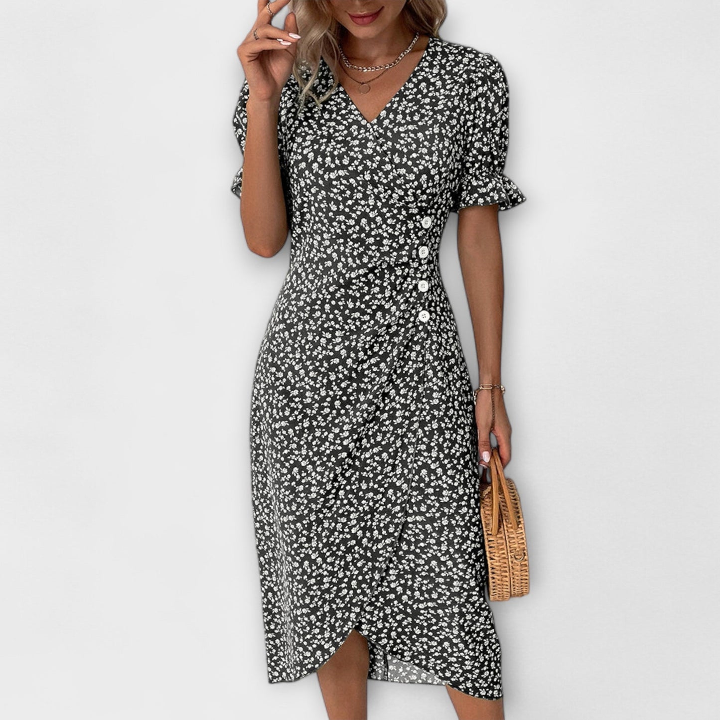 vestido de verano elegante y cómodo