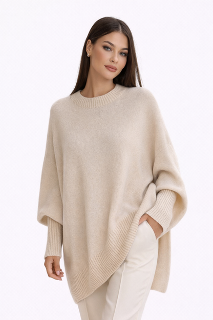 SUÉTER DE CUELLO REDONDO SUAVE