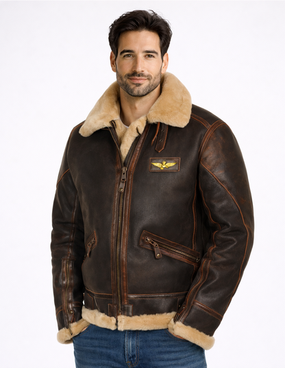 | Chaqueta clásica de aviador