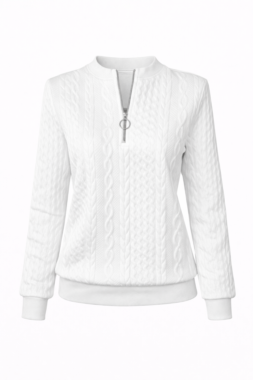 Jersey de punto con cremallera