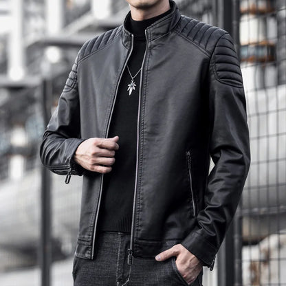 Chaqueta de Cuero Moto