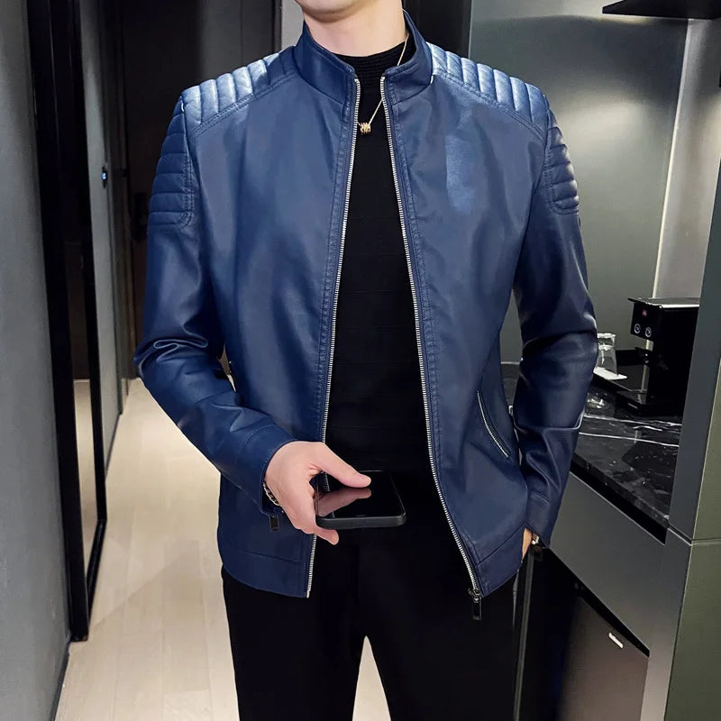 Chaqueta de Cuero Moto