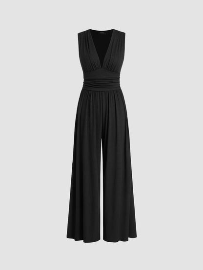Combinaison fluide elegante sin mangas
