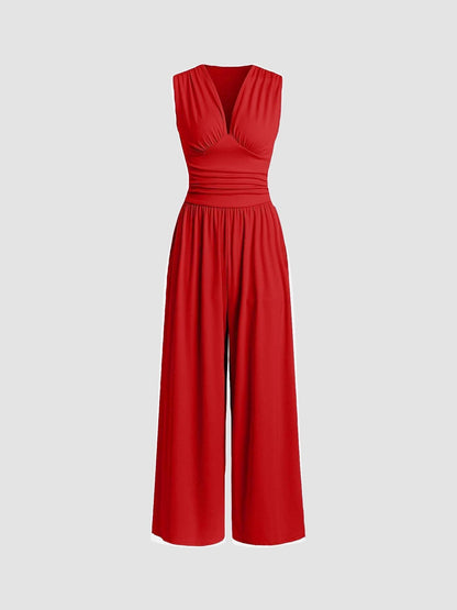 Combinaison fluide elegante sin mangas
