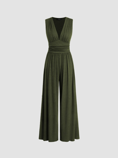 Combinaison fluide elegante sin mangas