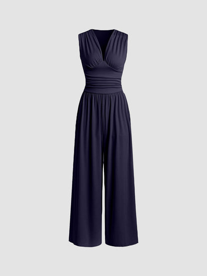 Combinaison fluide elegante sin mangas