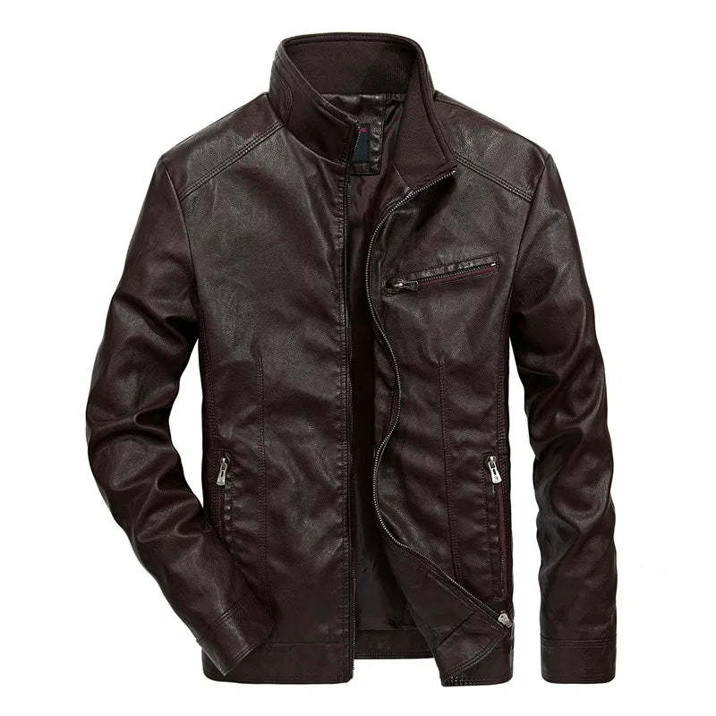 Chaqueta de Cuero Rústica