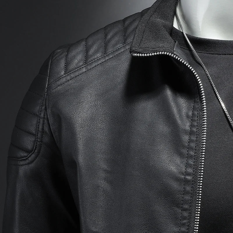 Chaqueta de Cuero Moto