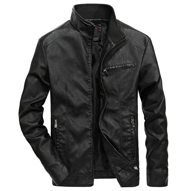 Chaqueta de Cuero Rústica