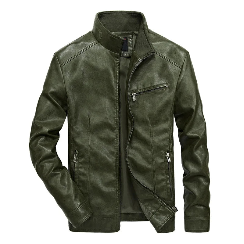 Chaqueta de Cuero Rústica