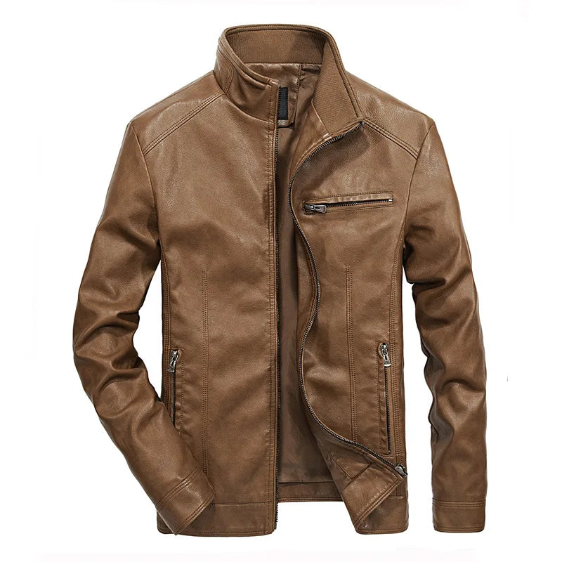 Chaqueta de Cuero Rústica