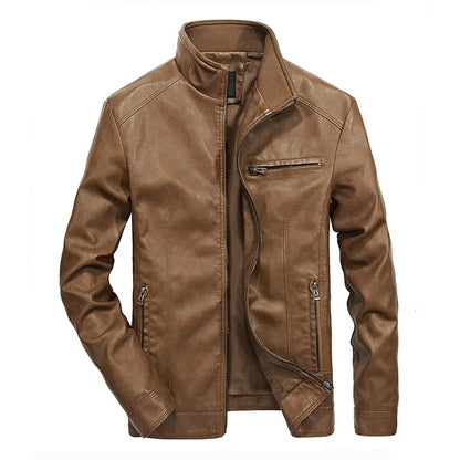 Chaqueta de Cuero Rústica