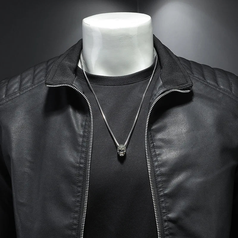 Chaqueta de Cuero Moto