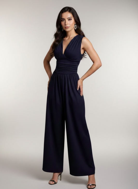 Combinaison fluide elegante sin mangas