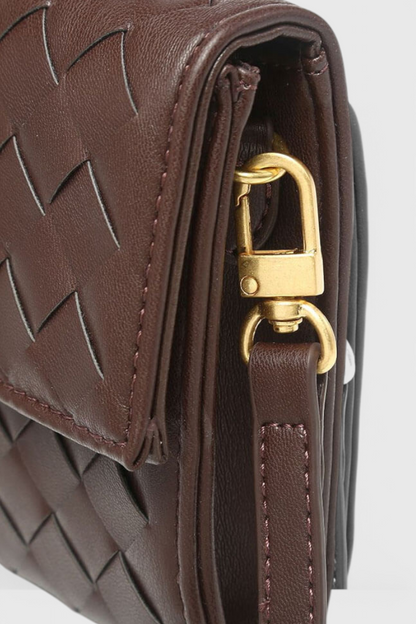 Bolso Baguette Nudo Dorado
