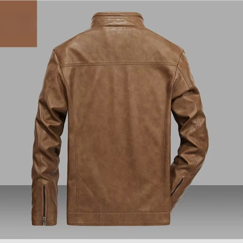 Chaqueta de Cuero Rústica