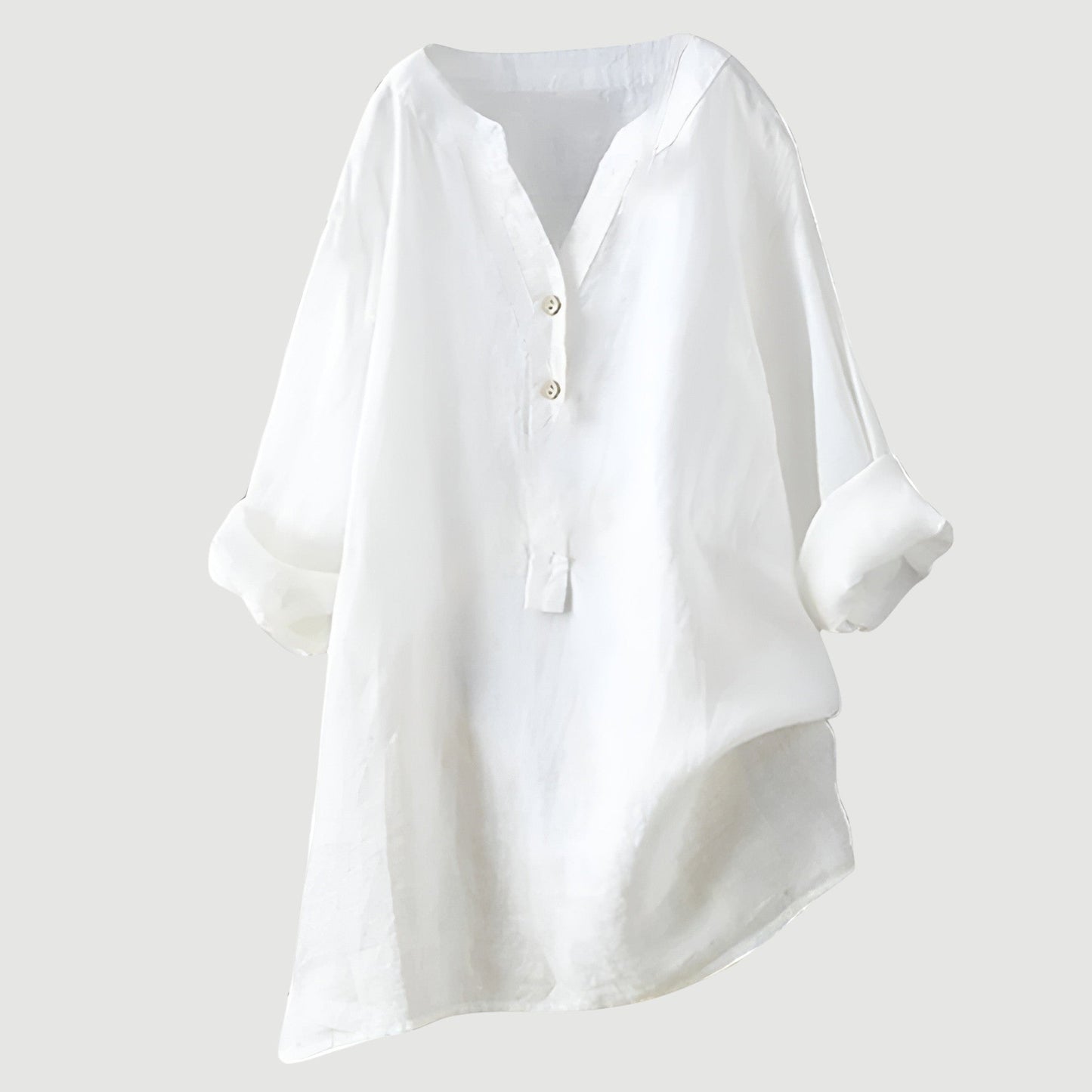 Camisa de lino ligera y cómoda para mujer