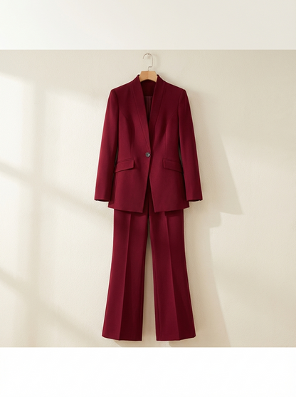 CONJUNTO ELEGANTE DE BLAZER Y PANTALÓN