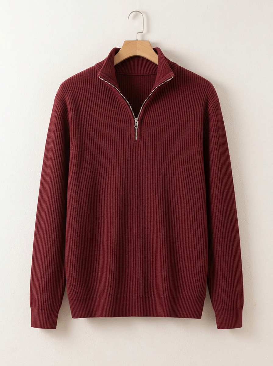 Suéter Moderno Half-Zip Essential