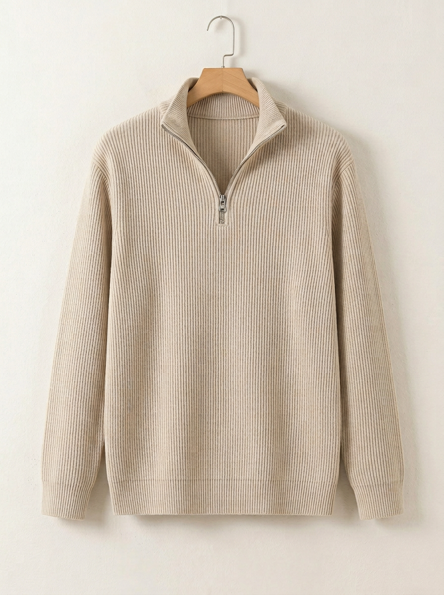 Suéter Moderno Half-Zip Essential