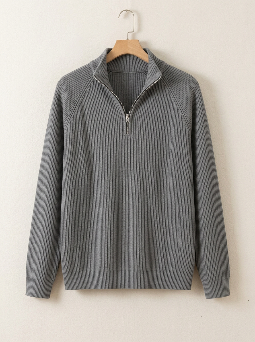 Suéter Moderno Half-Zip Essential