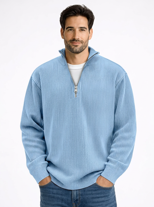 Suéter Moderno Half-Zip Essential