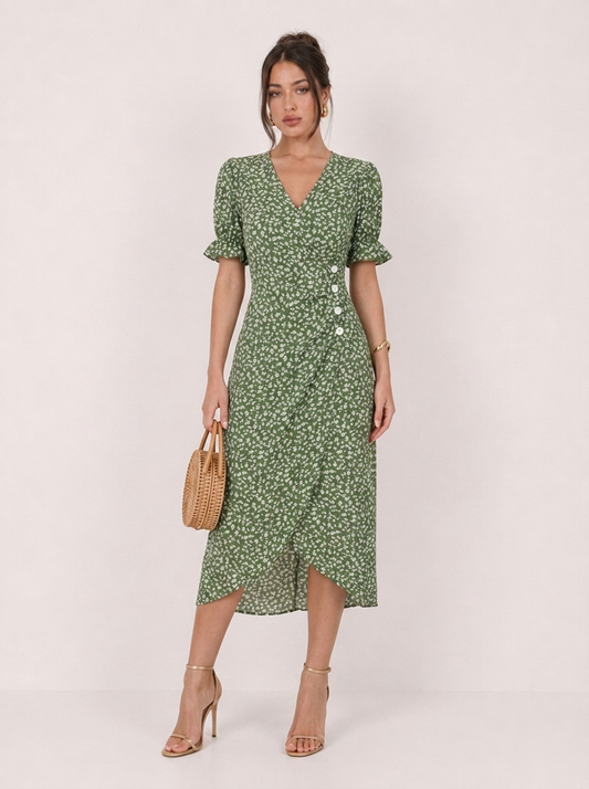 vestido de verano elegante y cómodo