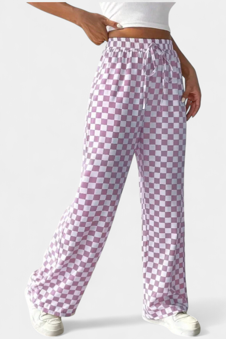 | PANTALONES - ESTAMPADO A CUADROS