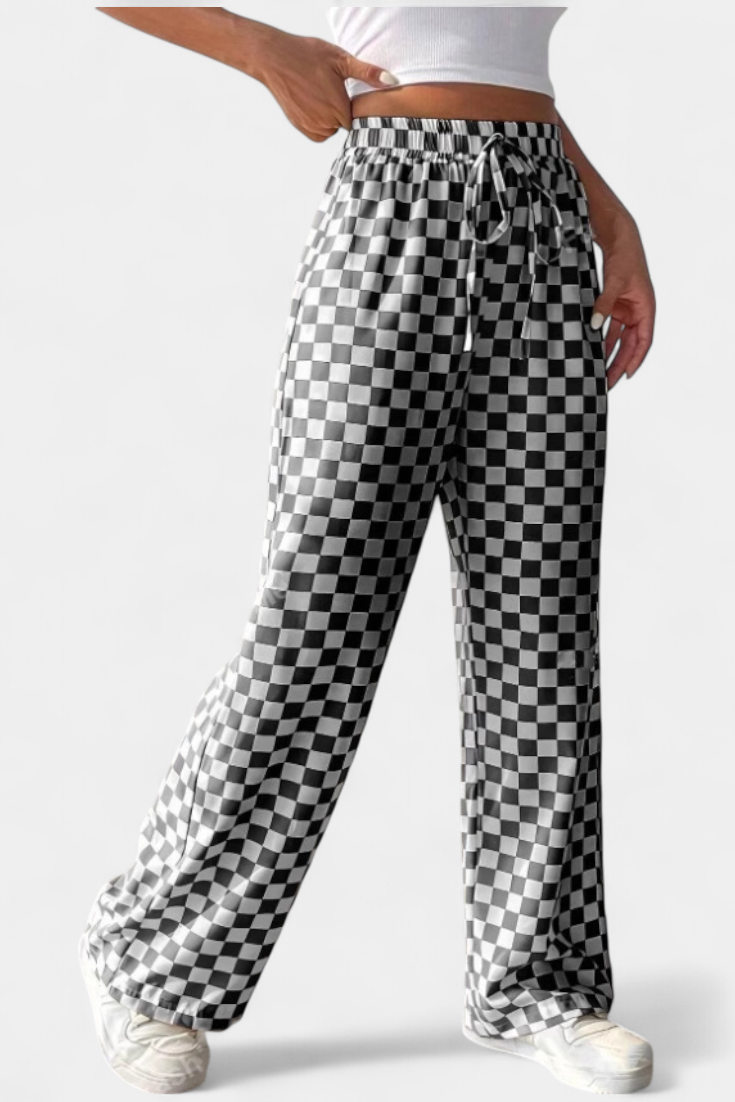 | PANTALONES - ESTAMPADO A CUADROS