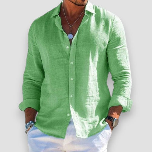 Camisa de Verano de Corte Amplio