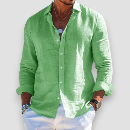 Camisa de Verano de Corte Amplio