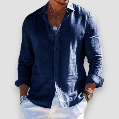 Camisa de Verano de Corte Amplio