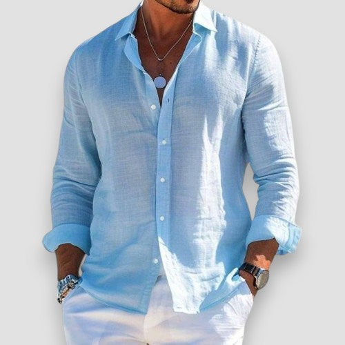 Camisa de Verano de Corte Amplio