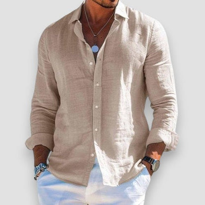 Camisa de Verano de Corte Amplio
