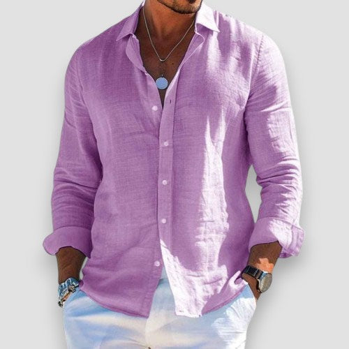 Camisa de Verano de Corte Amplio