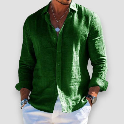 Camisa de Verano de Corte Amplio